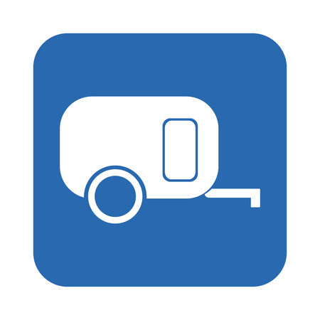 Caravan iconのイラスト素材