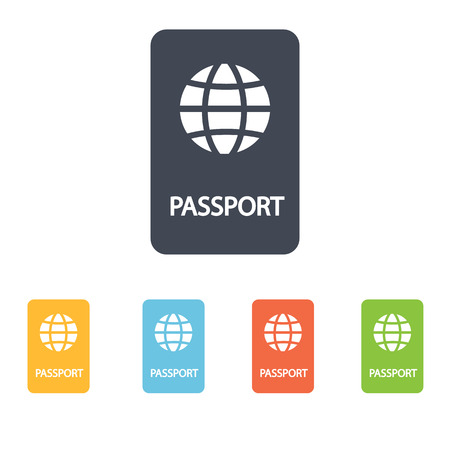 Passport iconのイラスト素材