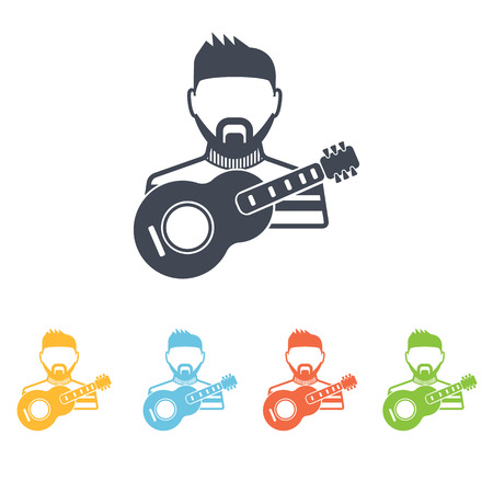 Musician iconのイラスト素材