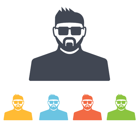 Face control iconのイラスト素材