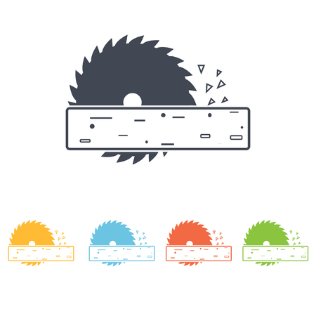 Power-saw bench iconのイラスト素材