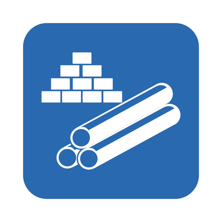 Building materials iconのイラスト素材