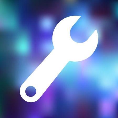 Wrench iconのイラスト素材