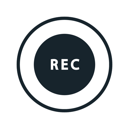 Record button iconのイラスト素材
