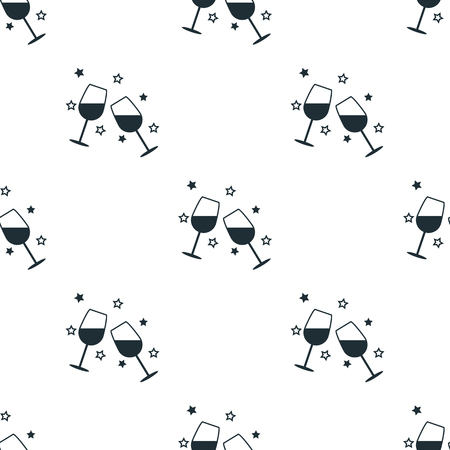 Wine in the glass iconのイラスト素材