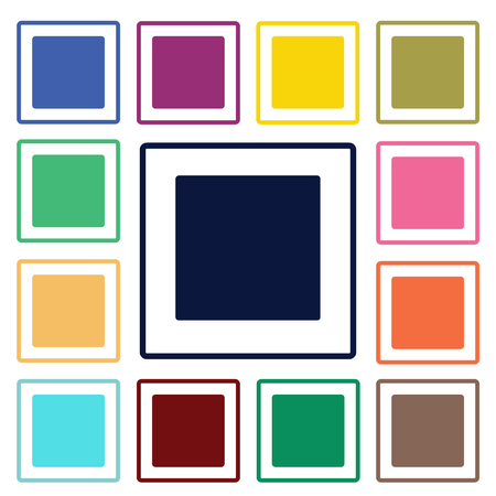 Stop button iconのイラスト素材