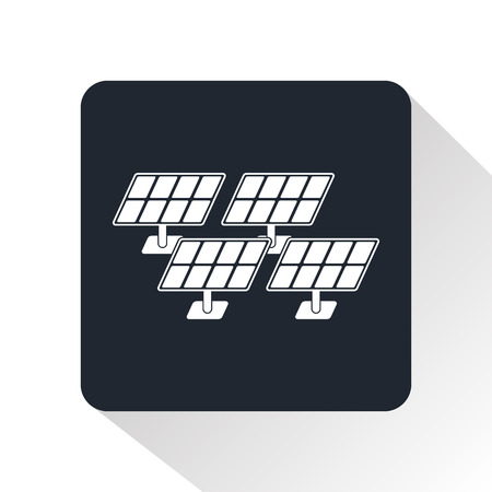 solar battery iconのイラスト素材