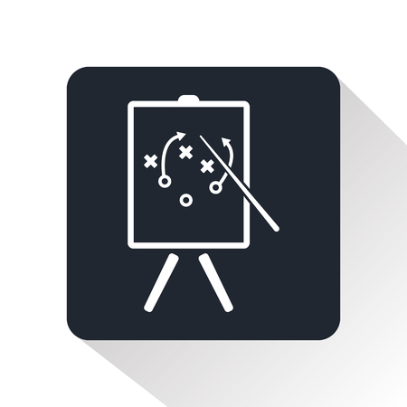 football strategy iconのイラスト素材