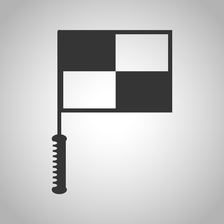 football flag iconのイラスト素材