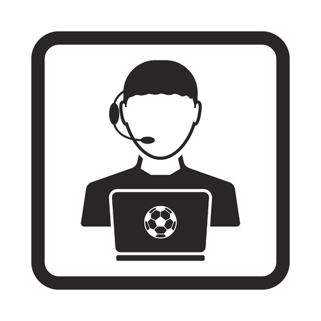 football bookie iconのイラスト素材