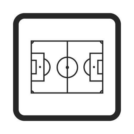 football field iconのイラスト素材