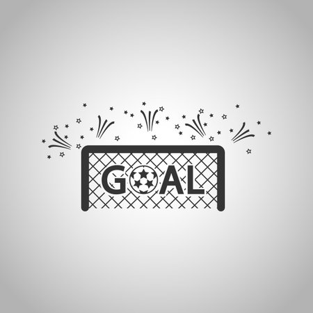 football goal iconのイラスト素材