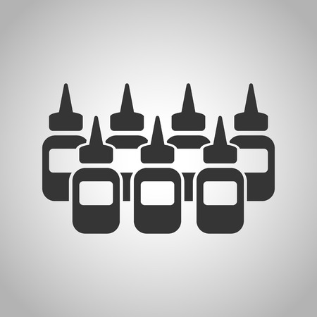 paints for tattoo iconのイラスト素材