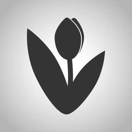 tulip iconのイラスト素材