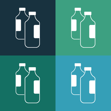 bottle of milk iconのイラスト素材