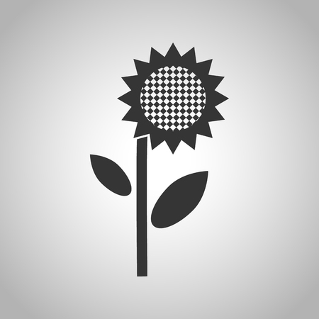 sunflower iconのイラスト素材