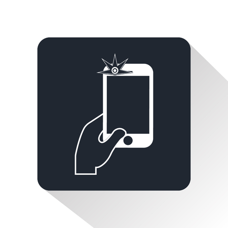 Selfie iconのイラスト素材