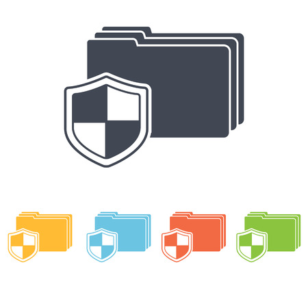 data protection iconのイラスト素材
