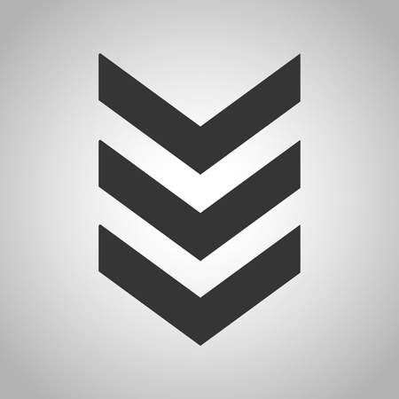 military's stripes iconのイラスト素材