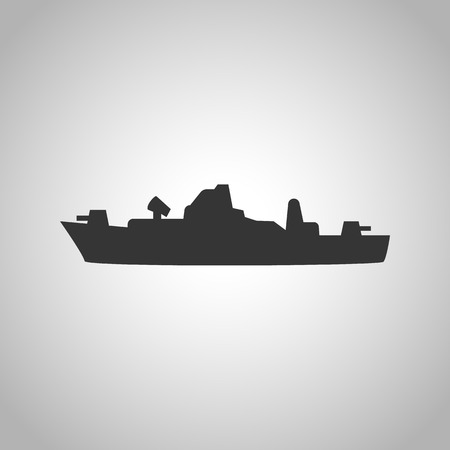 warship iconのイラスト素材