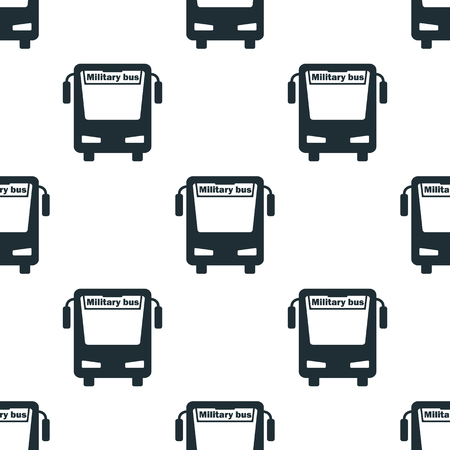 military bus iconのイラスト素材