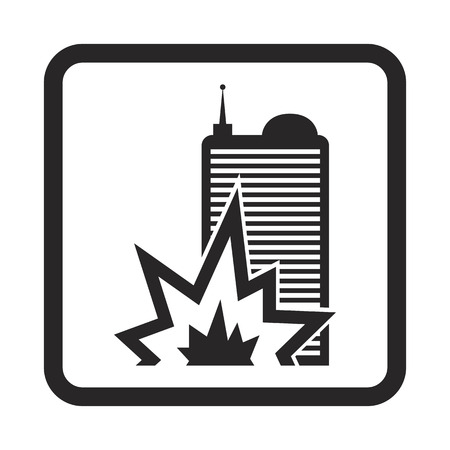 explosion iconのイラスト素材