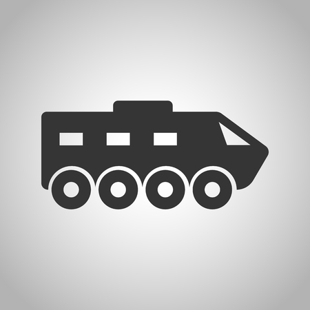 armored vehicles iconのイラスト素材