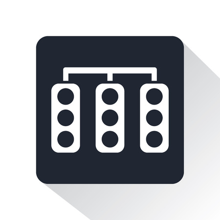 traffic light iconのイラスト素材