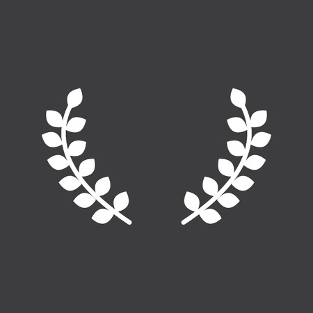 laurel wreath iconのイラスト素材