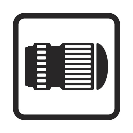 camera lens iconのイラスト素材