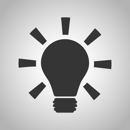 lightbulb iconのイラスト素材