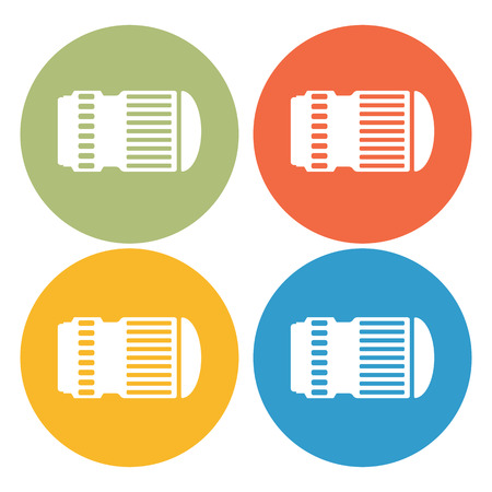 camera lens iconのイラスト素材