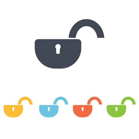 lock iconのイラスト素材