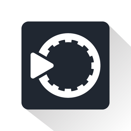 settings button iconのイラスト素材