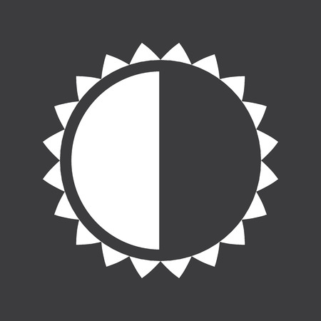 the sun iconのイラスト素材