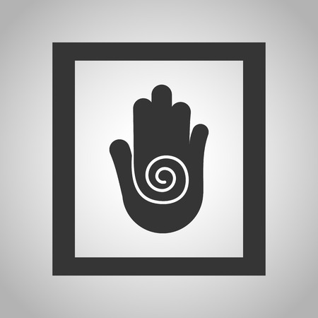 photo in a frame iconのイラスト素材