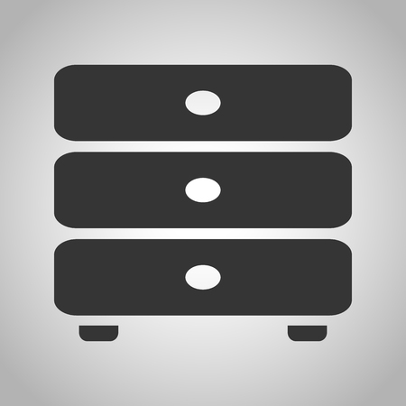 nightstand iconのイラスト素材