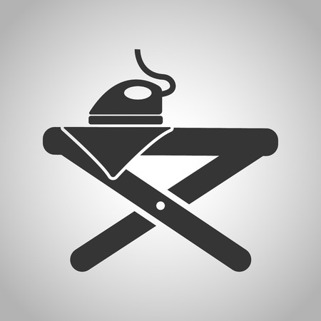 ironing board iconのイラスト素材