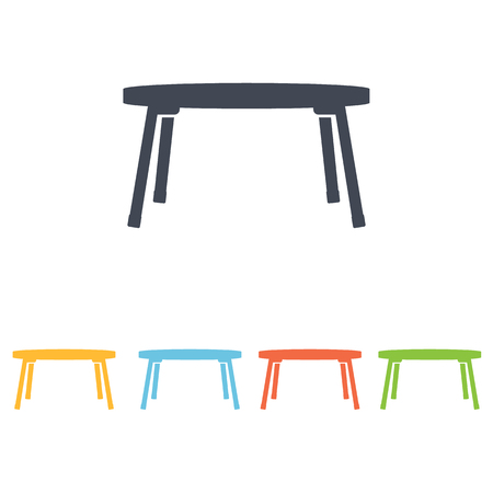 table iconのイラスト素材