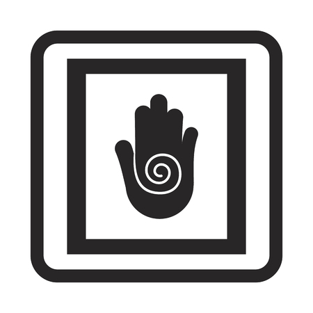 photo in a frame iconのイラスト素材