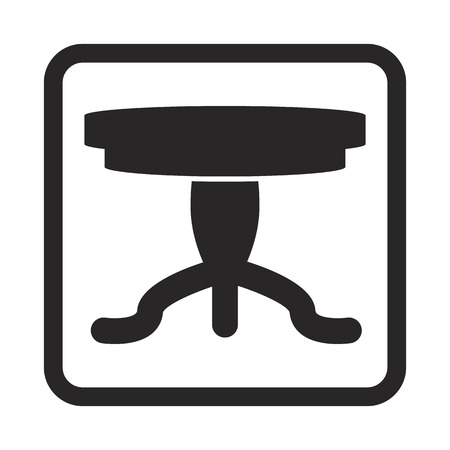 table iconのイラスト素材