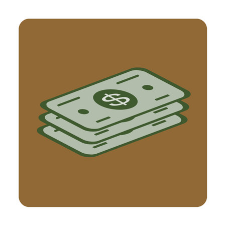 money flat iconのイラスト素材