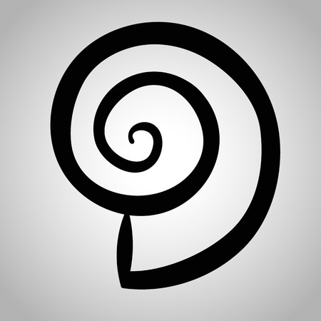 sea shell iconのイラスト素材