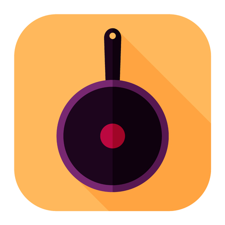 pan flat iconのイラスト素材