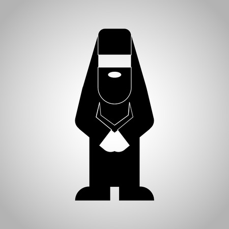 Orthodox priest iconのイラスト素材