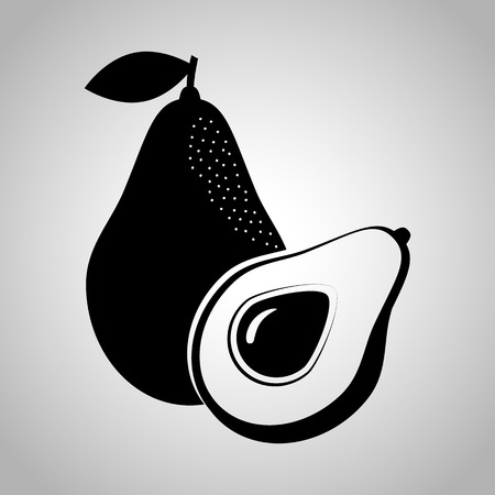 fruit iconのイラスト素材