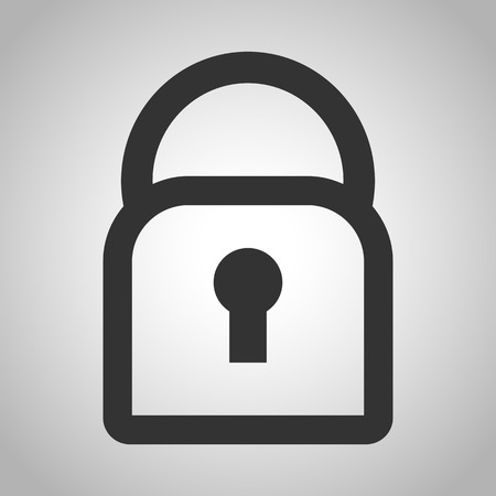 lock iconのイラスト素材
