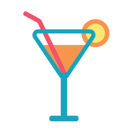 beach cocktail iconのイラスト素材