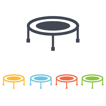 trampoline iconのイラスト素材