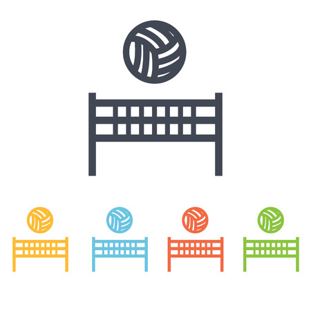 volleyball iconのイラスト素材
